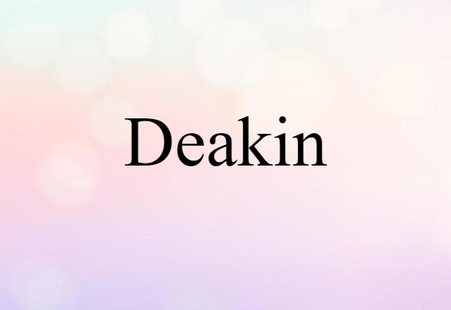 Deakin