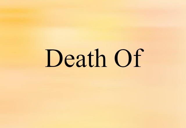 death of