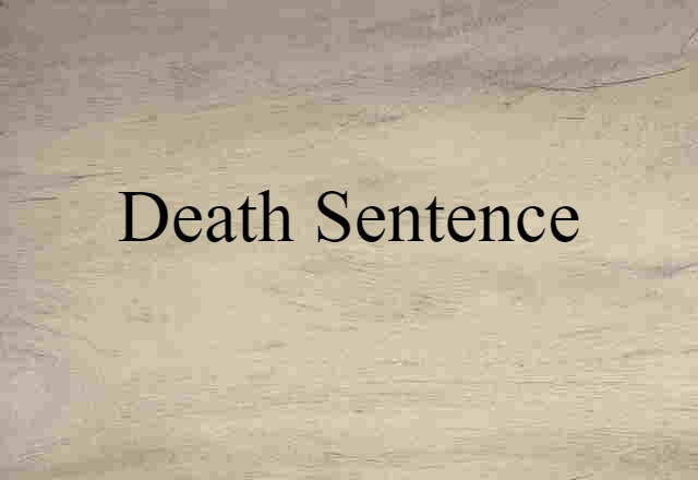 death sentence