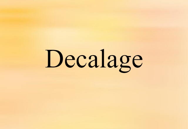 decalage