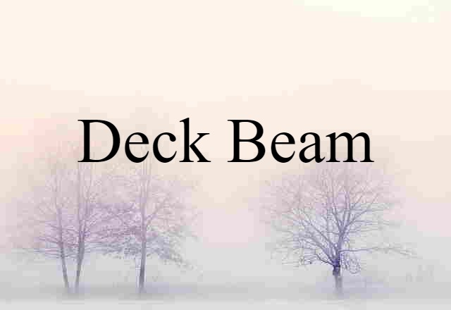 deck beam