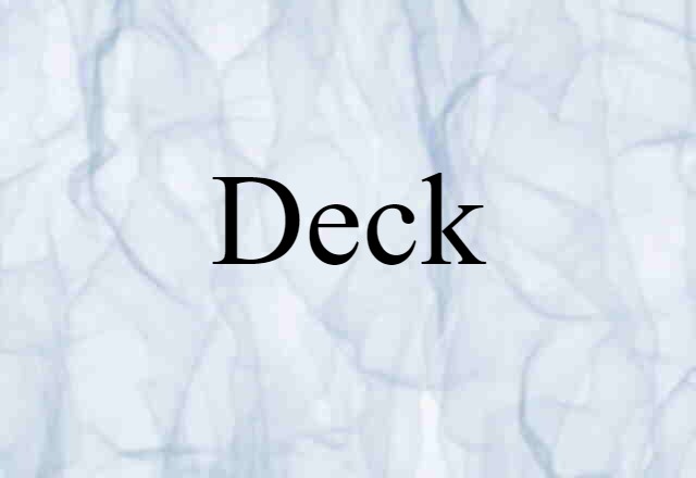 deck