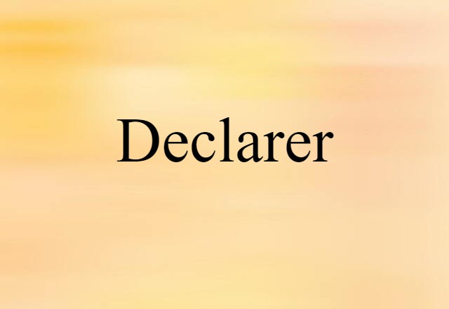 declarer