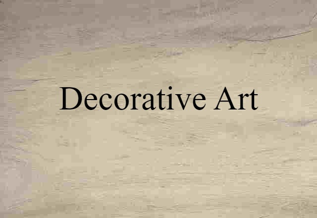 decorative art