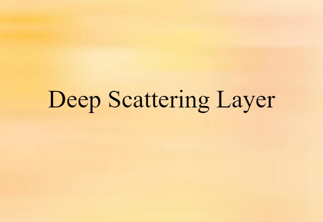 deep scattering layer