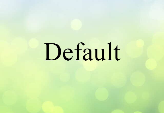 default