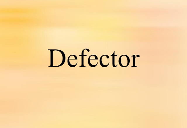 defector