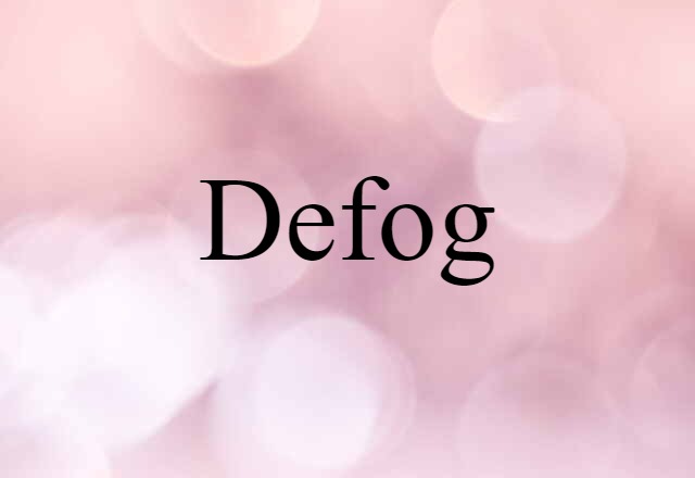 defog