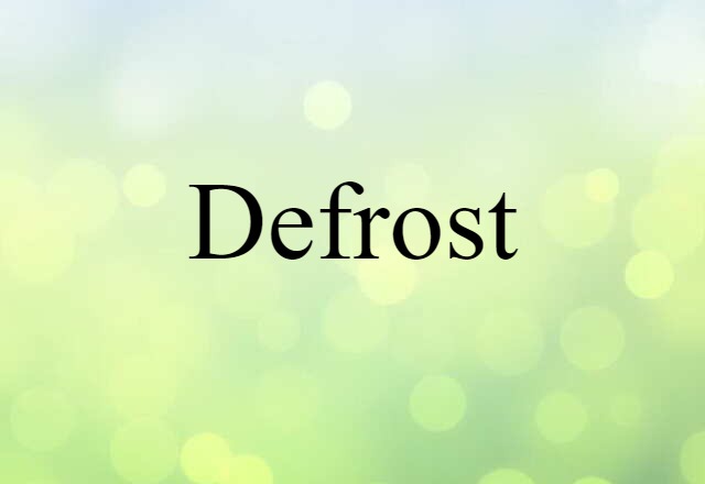 defrost