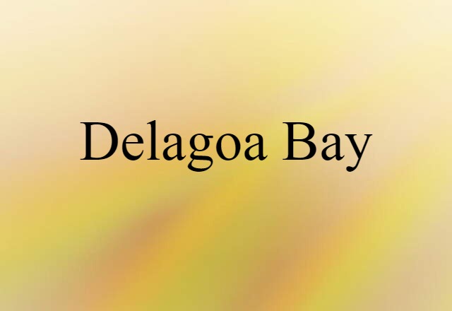 Delagoa Bay