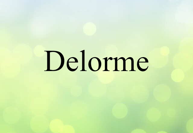 Delorme