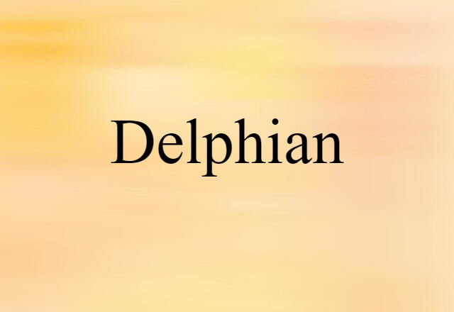 Delphian