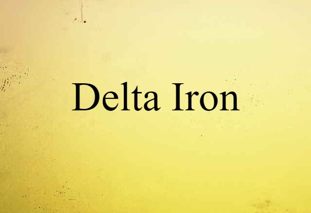 delta iron