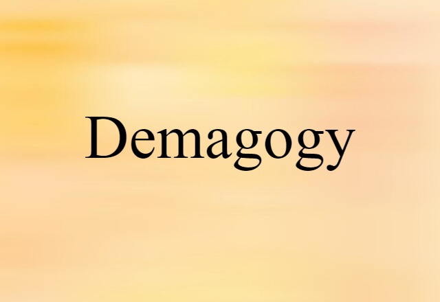 demagogy