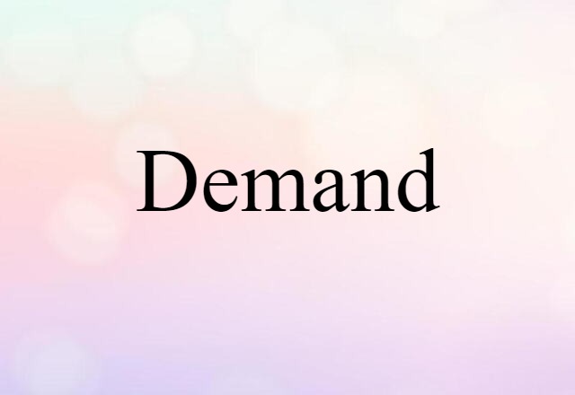 demand