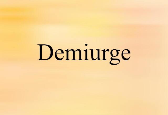 demiurge