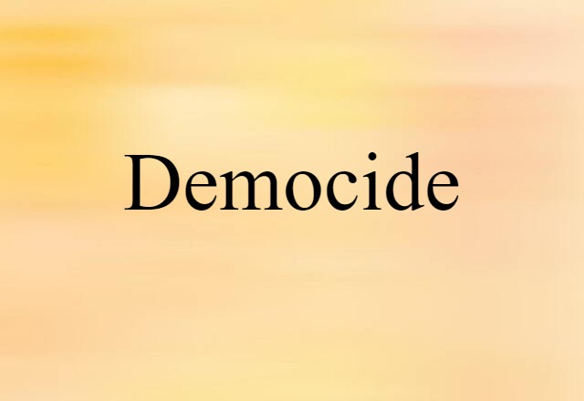 democide