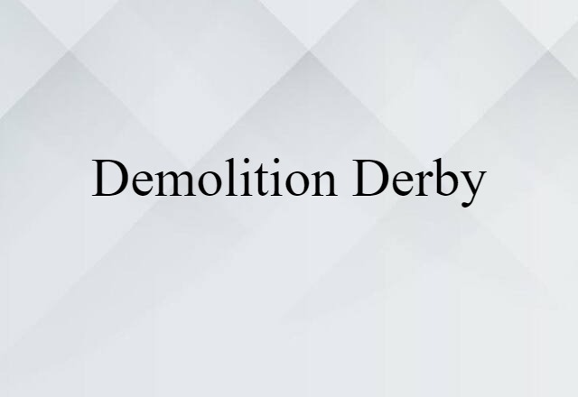 demolition derby