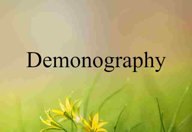 demonography