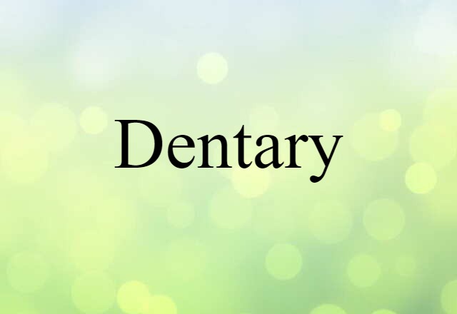 dentary