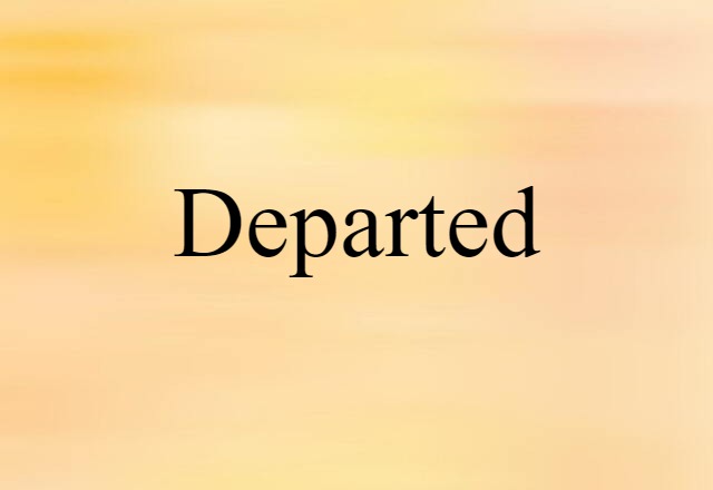 departed