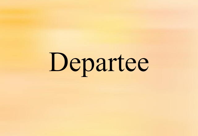 departee