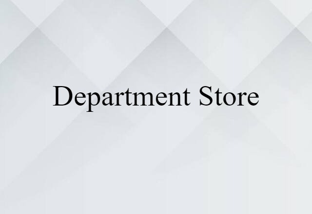 department store