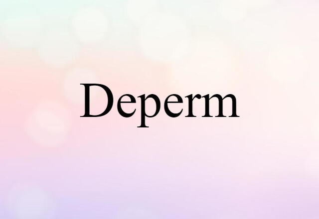 deperm