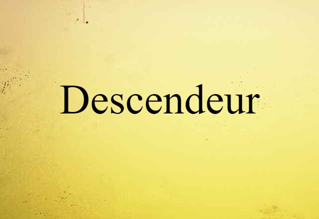 descendeur