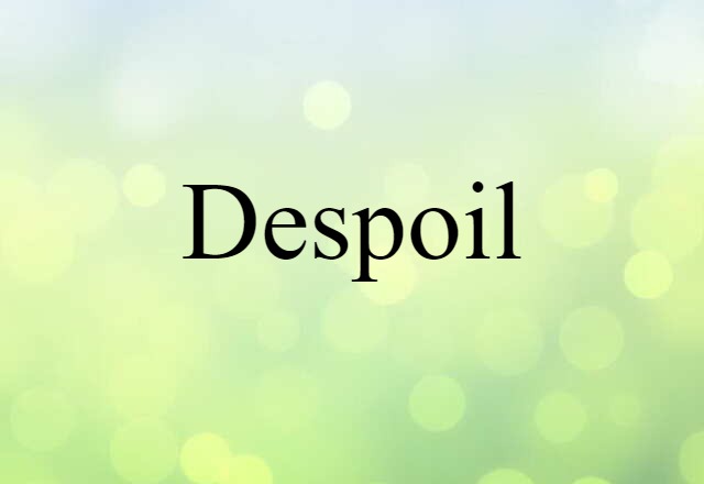 despoil