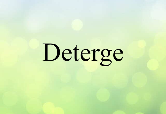 deterge