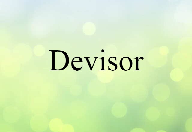 devisor