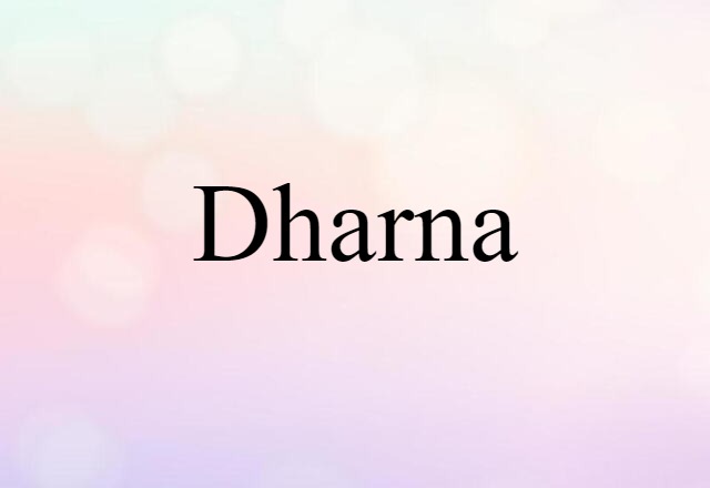 dharna