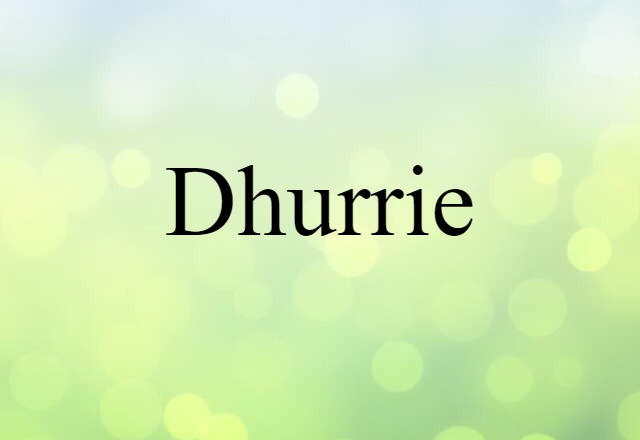 dhurrie