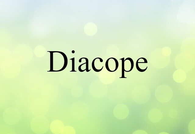 diacope