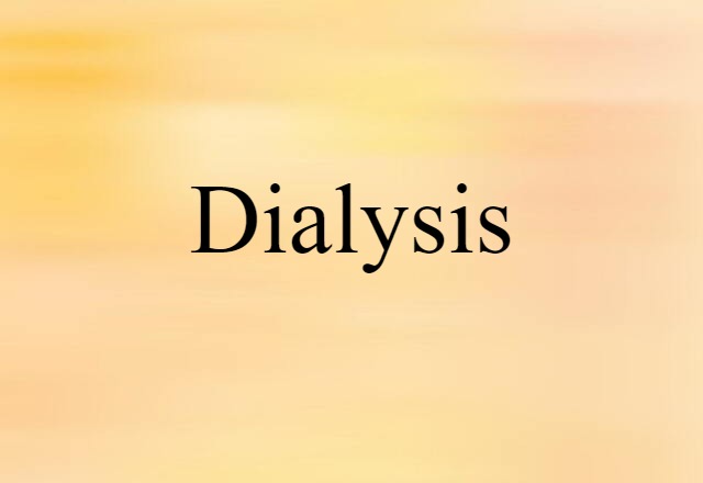 dialysis