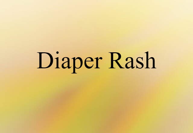 diaper rash