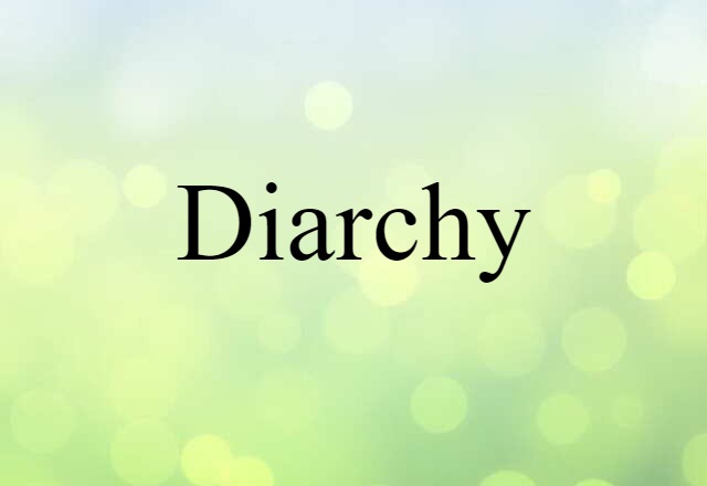 diarchy