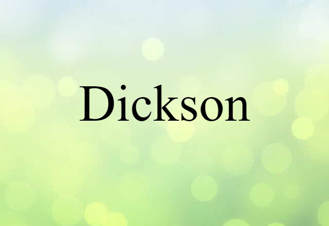 Dickson