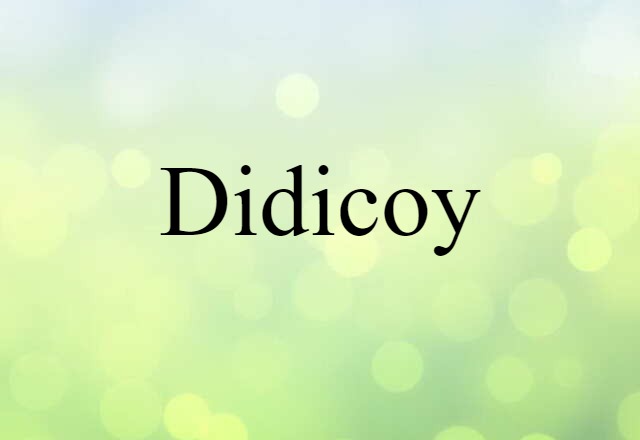 didicoy