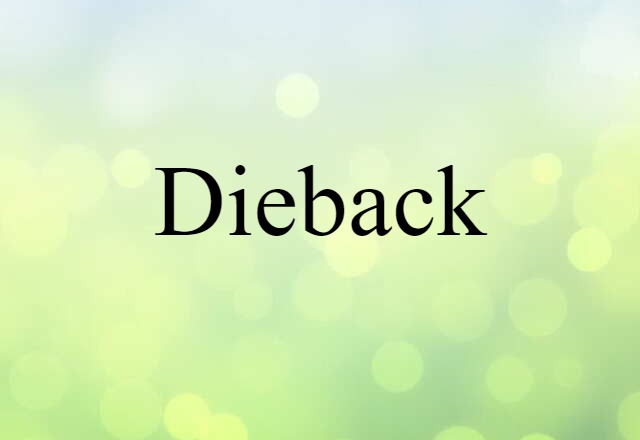 dieback