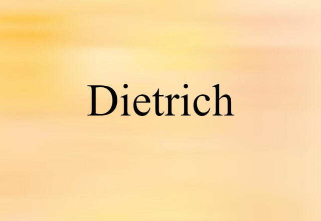 Dietrich