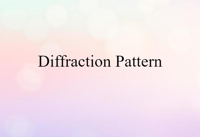 diffraction pattern