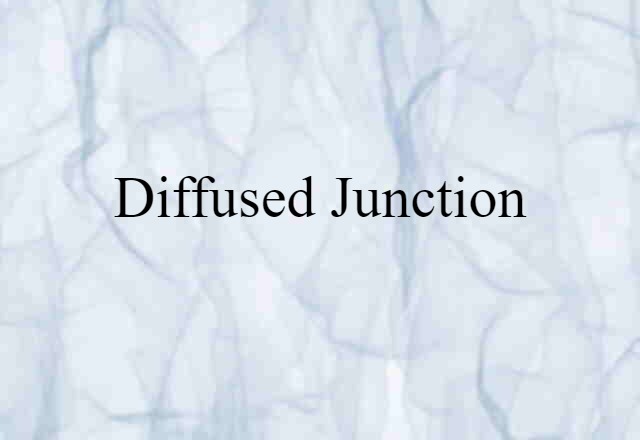 diffused junction