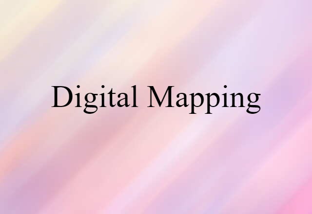 digital mapping