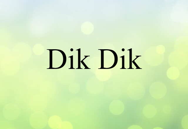 dik-dik