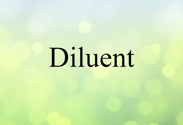 diluent