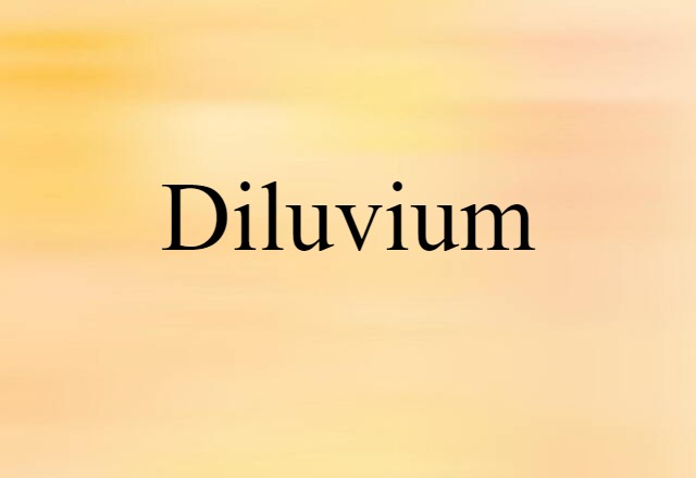 diluvium