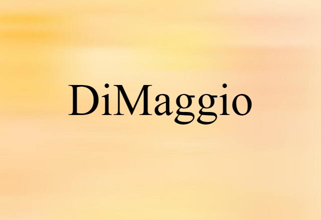 DiMaggio