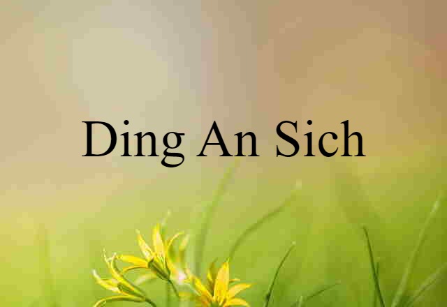 ding an sich